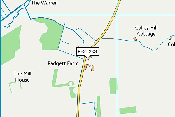 PE32 2RS map - OS VectorMap District (Ordnance Survey) PE32 2RS map - OS VectorMap District (Ordnance Survey)