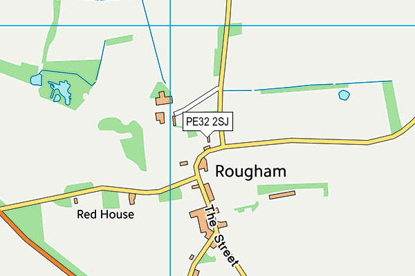 PE32 2SJ map - OS VectorMap District (Ordnance Survey) PE32 2SJ map - OS VectorMap District (Ordnance Survey)