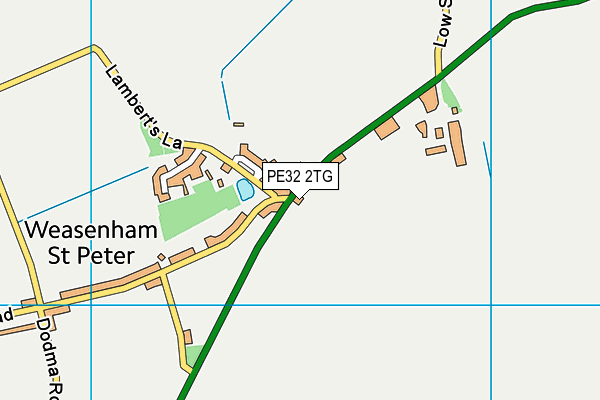 PE32 2TG map - OS VectorMap District (Ordnance Survey) PE32 2TG map - OS VectorMap District (Ordnance Survey)