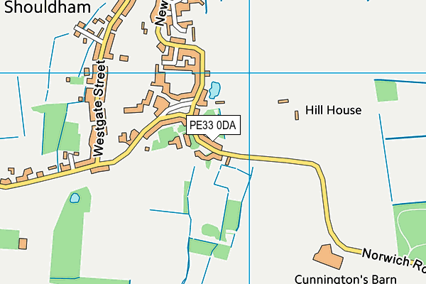 PE33 0DA map - OS VectorMap District (Ordnance Survey) PE33 0DA map - OS VectorMap District (Ordnance Survey)