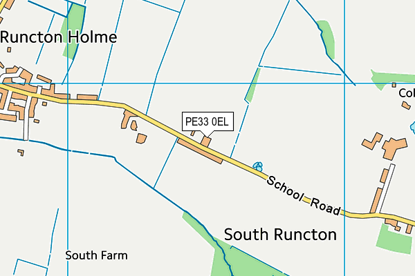 PE33 0EL map - OS VectorMap District (Ordnance Survey) PE33 0EL map - OS VectorMap District (Ordnance Survey)