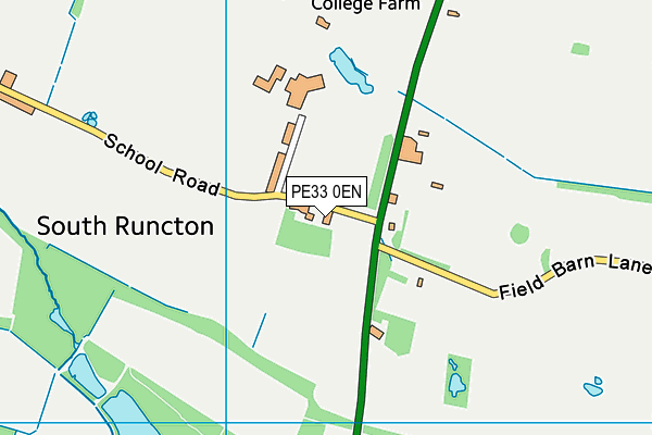 PE33 0EN map - OS VectorMap District (Ordnance Survey) PE33 0EN map - OS VectorMap District (Ordnance Survey)