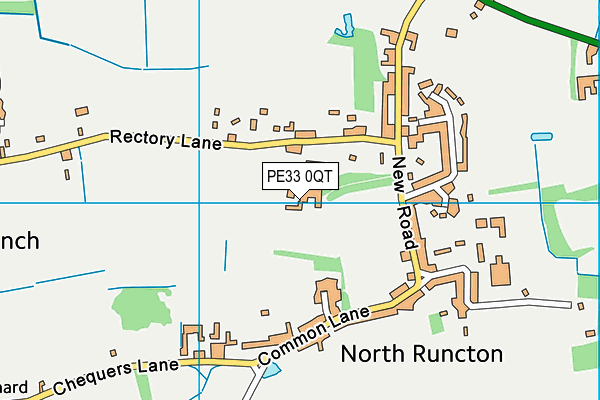 PE33 0QT map - OS VectorMap District (Ordnance Survey) PE33 0QT map - OS VectorMap District (Ordnance Survey)