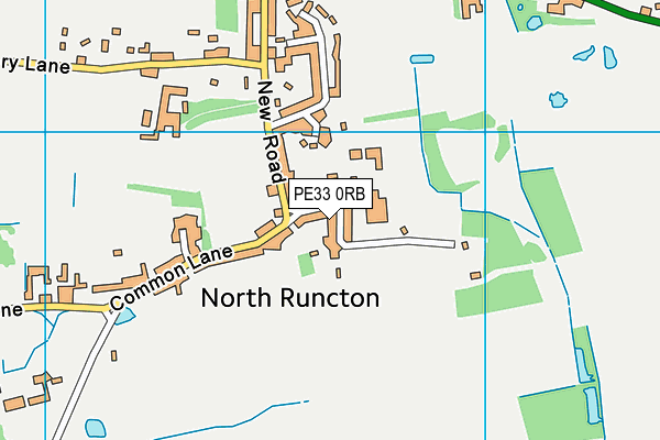PE33 0RB map - OS VectorMap District (Ordnance Survey) PE33 0RB map - OS VectorMap District (Ordnance Survey)