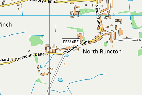 PE33 0RE map - OS VectorMap District (Ordnance Survey) PE33 0RE map - OS VectorMap District (Ordnance Survey)
