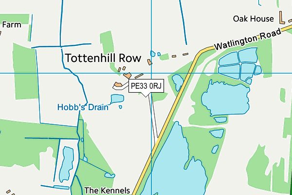 PE33 0RJ map - OS VectorMap District (Ordnance Survey) PE33 0RJ map - OS VectorMap District (Ordnance Survey)