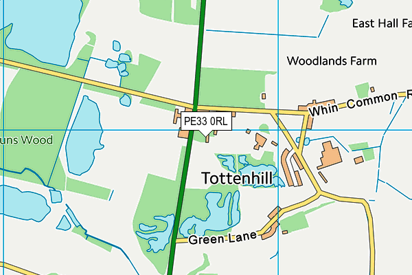 PE33 0RL map - OS VectorMap District (Ordnance Survey) PE33 0RL map - OS VectorMap District (Ordnance Survey)