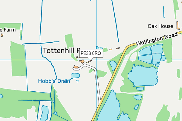 PE33 0RQ map - OS VectorMap District (Ordnance Survey) PE33 0RQ map - OS VectorMap District (Ordnance Survey)