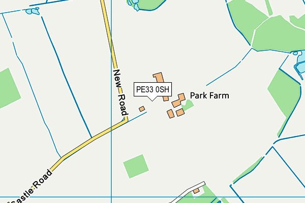 PE33 0SH map - OS VectorMap District (Ordnance Survey) PE33 0SH map - OS VectorMap District (Ordnance Survey)