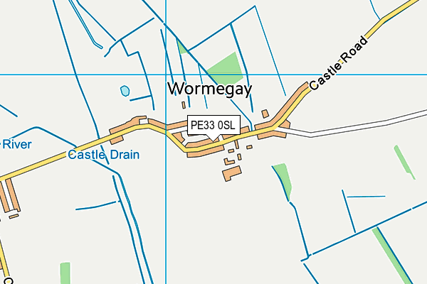 PE33 0SL map - OS VectorMap District (Ordnance Survey) PE33 0SL map - OS VectorMap District (Ordnance Survey)