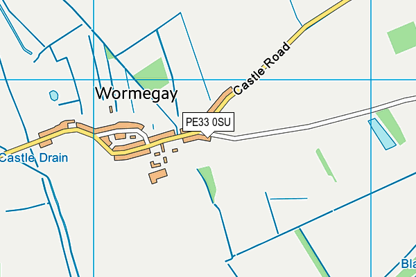PE33 0SU map - OS VectorMap District (Ordnance Survey) PE33 0SU map - OS VectorMap District (Ordnance Survey)