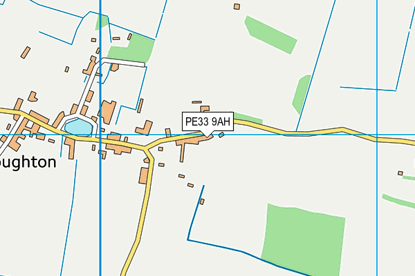 PE33 9AH map - OS VectorMap District (Ordnance Survey) PE33 9AH map - OS VectorMap District (Ordnance Survey)