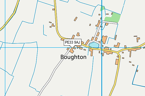 PE33 9AJ map - OS VectorMap District (Ordnance Survey) PE33 9AJ map - OS VectorMap District (Ordnance Survey)