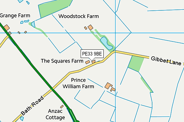 PE33 9BE map - OS VectorMap District (Ordnance Survey) PE33 9BE map - OS VectorMap District (Ordnance Survey)