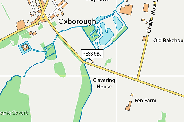PE33 9BJ map - OS VectorMap District (Ordnance Survey) PE33 9BJ map - OS VectorMap District (Ordnance Survey)