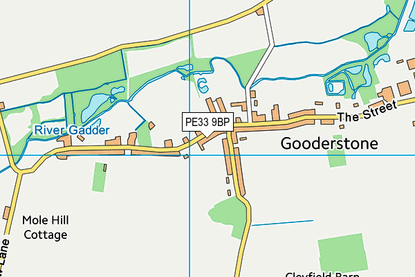 PE33 9BP map - OS VectorMap District (Ordnance Survey) PE33 9BP map - OS VectorMap District (Ordnance Survey)