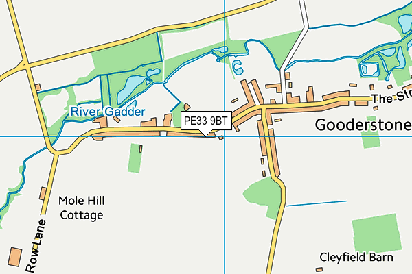 PE33 9BT map - OS VectorMap District (Ordnance Survey) PE33 9BT map - OS VectorMap District (Ordnance Survey)