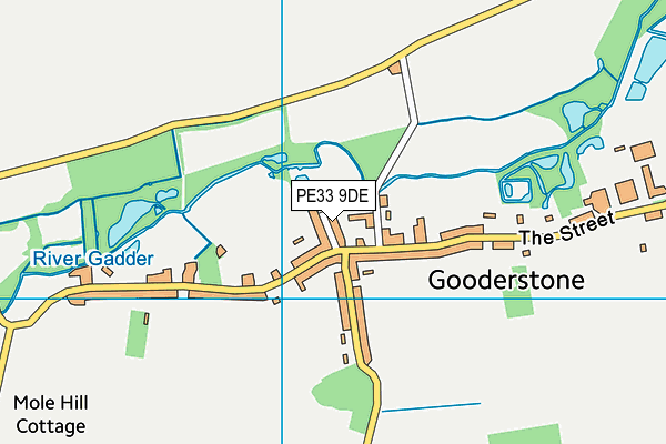 PE33 9DE map - OS VectorMap District (Ordnance Survey) PE33 9DE map - OS VectorMap District (Ordnance Survey)