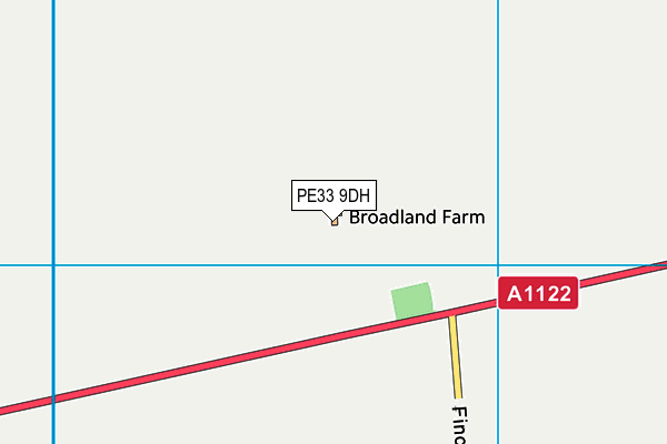 PE33 9DH map - OS VectorMap District (Ordnance Survey) PE33 9DH map - OS VectorMap District (Ordnance Survey)