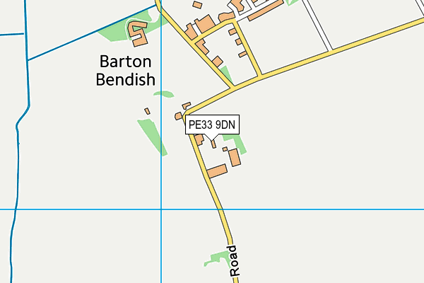 PE33 9DN map - OS VectorMap District (Ordnance Survey) PE33 9DN map - OS VectorMap District (Ordnance Survey)