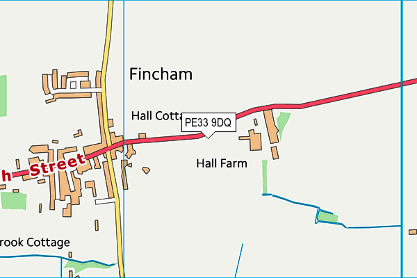 PE33 9DQ map - OS VectorMap District (Ordnance Survey) PE33 9DQ map - OS VectorMap District (Ordnance Survey)