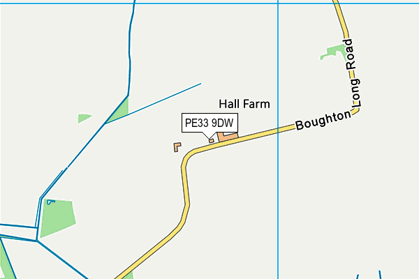 PE33 9DW map - OS VectorMap District (Ordnance Survey) PE33 9DW map - OS VectorMap District (Ordnance Survey)