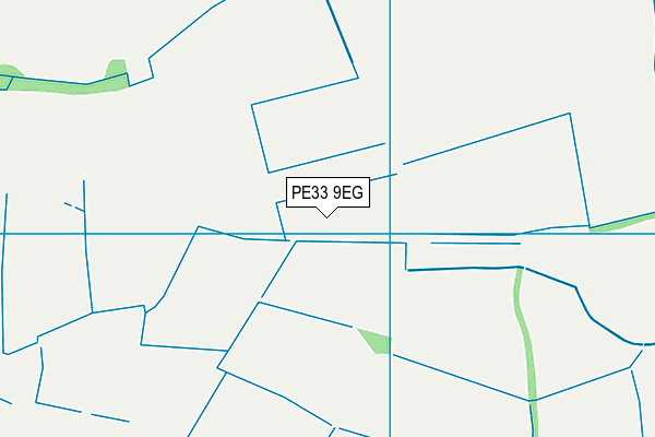 PE33 9EG map - OS VectorMap District (Ordnance Survey) PE33 9EG map - OS VectorMap District (Ordnance Survey)
