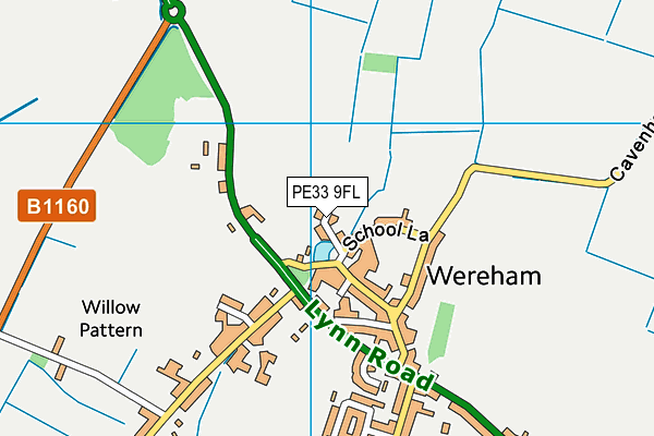PE33 9FL map - OS VectorMap District (Ordnance Survey)