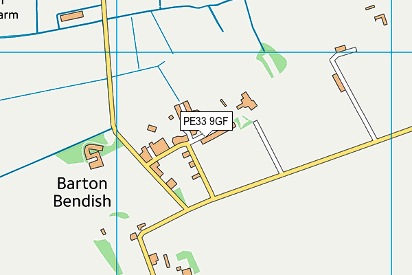 PE33 9GF map - OS VectorMap District (Ordnance Survey) PE33 9GF map - OS VectorMap District (Ordnance Survey)