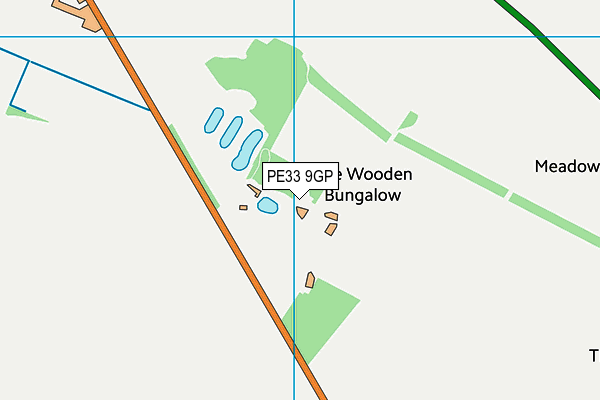 PE33 9GP map - OS VectorMap District (Ordnance Survey) PE33 9GP map - OS VectorMap District (Ordnance Survey)