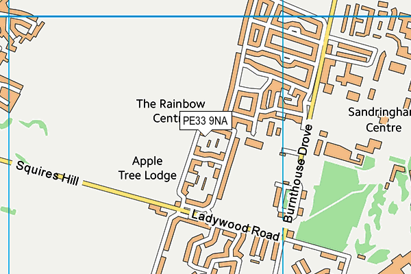 PE33 9NA map - OS VectorMap District (Ordnance Survey) PE33 9NA map - OS VectorMap District (Ordnance Survey)