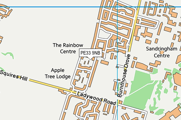 PE33 9NB map - OS VectorMap District (Ordnance Survey) PE33 9NB map - OS VectorMap District (Ordnance Survey)