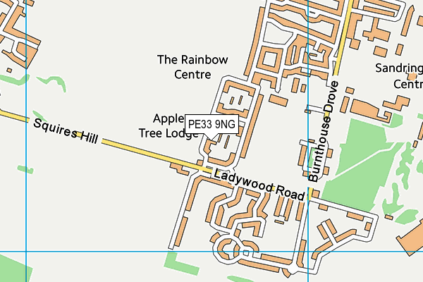 PE33 9NG map - OS VectorMap District (Ordnance Survey) PE33 9NG map - OS VectorMap District (Ordnance Survey)