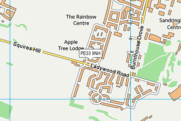 PE33 9NH map - OS VectorMap District (Ordnance Survey) PE33 9NH map - OS VectorMap District (Ordnance Survey)