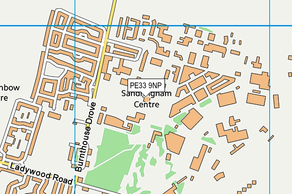 PE33 9NP map - OS VectorMap District (Ordnance Survey) PE33 9NP map - OS VectorMap District (Ordnance Survey)