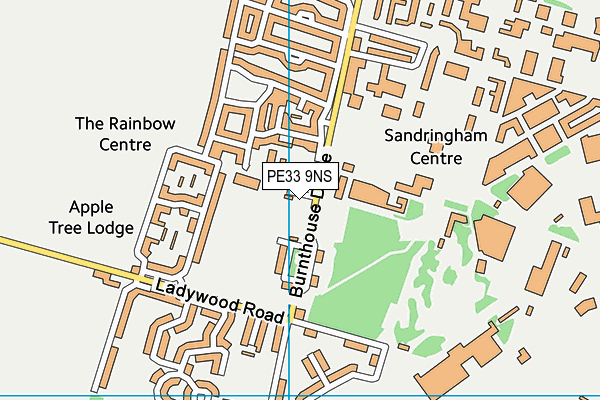 PE33 9NS map - OS VectorMap District (Ordnance Survey) PE33 9NS map - OS VectorMap District (Ordnance Survey)