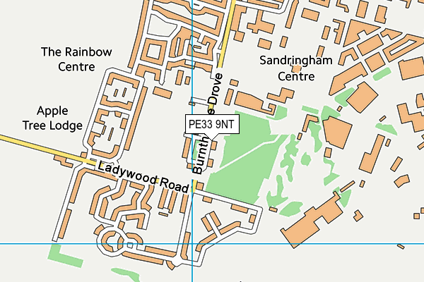 PE33 9NT map - OS VectorMap District (Ordnance Survey) PE33 9NT map - OS VectorMap District (Ordnance Survey)