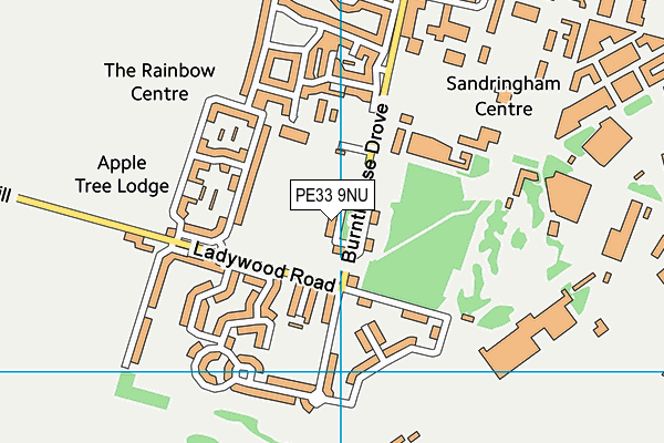 PE33 9NU map - OS VectorMap District (Ordnance Survey) PE33 9NU map - OS VectorMap District (Ordnance Survey)
