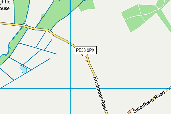 PE33 9PX map - OS VectorMap District (Ordnance Survey) PE33 9PX map - OS VectorMap District (Ordnance Survey)