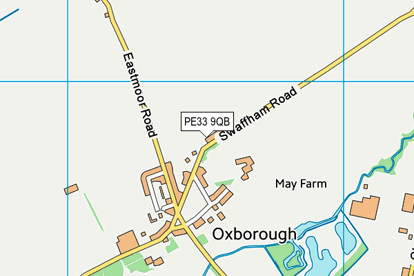 PE33 9QB map - OS VectorMap District (Ordnance Survey) PE33 9QB map - OS VectorMap District (Ordnance Survey)