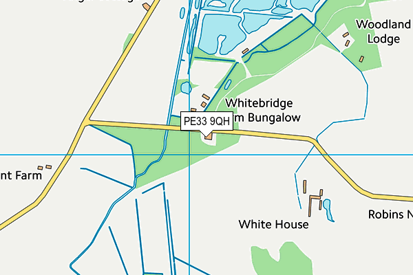 PE33 9QH map - OS VectorMap District (Ordnance Survey) PE33 9QH map - OS VectorMap District (Ordnance Survey)