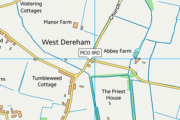 PE33 9RD map - OS VectorMap District (Ordnance Survey) PE33 9RD map - OS VectorMap District (Ordnance Survey)