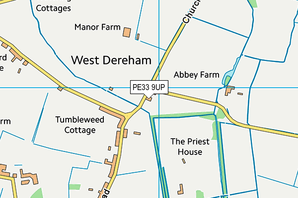 PE33 9UP map - OS VectorMap District (Ordnance Survey) PE33 9UP map - OS VectorMap District (Ordnance Survey)