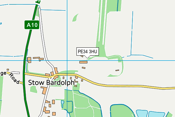 PE34 3HU map - OS VectorMap District (Ordnance Survey) PE34 3HU map - OS VectorMap District (Ordnance Survey)