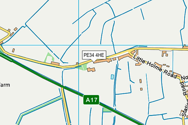 PE34 4HE map - OS VectorMap District (Ordnance Survey) PE34 4HE map - OS VectorMap District (Ordnance Survey)