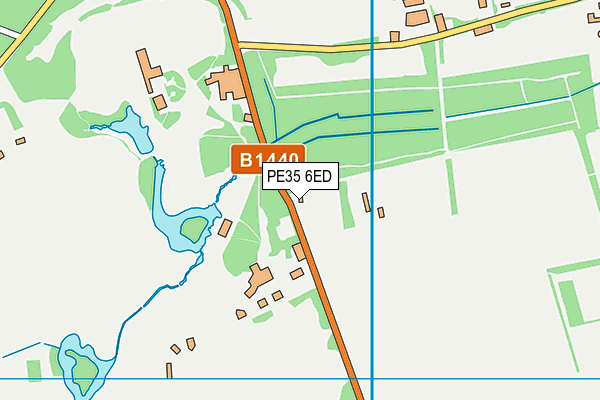 PE35 6ED map - OS VectorMap District (Ordnance Survey) PE35 6ED map - OS VectorMap District (Ordnance Survey)