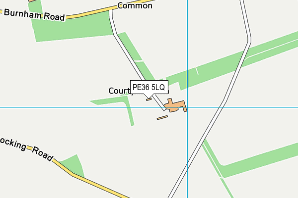 PE36 5LQ map - OS VectorMap District (Ordnance Survey) PE36 5LQ map - OS VectorMap District (Ordnance Survey)