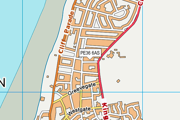 PE36 6AS map - OS VectorMap District (Ordnance Survey) PE36 6AS map - OS VectorMap District (Ordnance Survey)