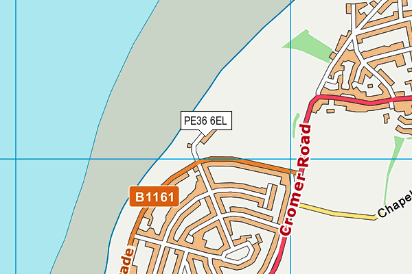 PE36 6EL map - OS VectorMap District (Ordnance Survey) PE36 6EL map - OS VectorMap District (Ordnance Survey)