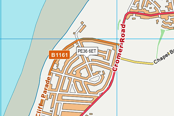 PE36 6ET map - OS VectorMap District (Ordnance Survey) PE36 6ET map - OS VectorMap District (Ordnance Survey)